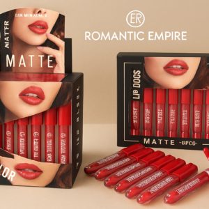 Romantic Empire Matte Lipgloss Set of 6 – High Pigment