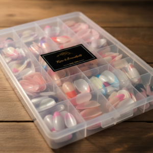 288 Pcs French Nails Set – Multicolor ABS Plastic Nail Tips