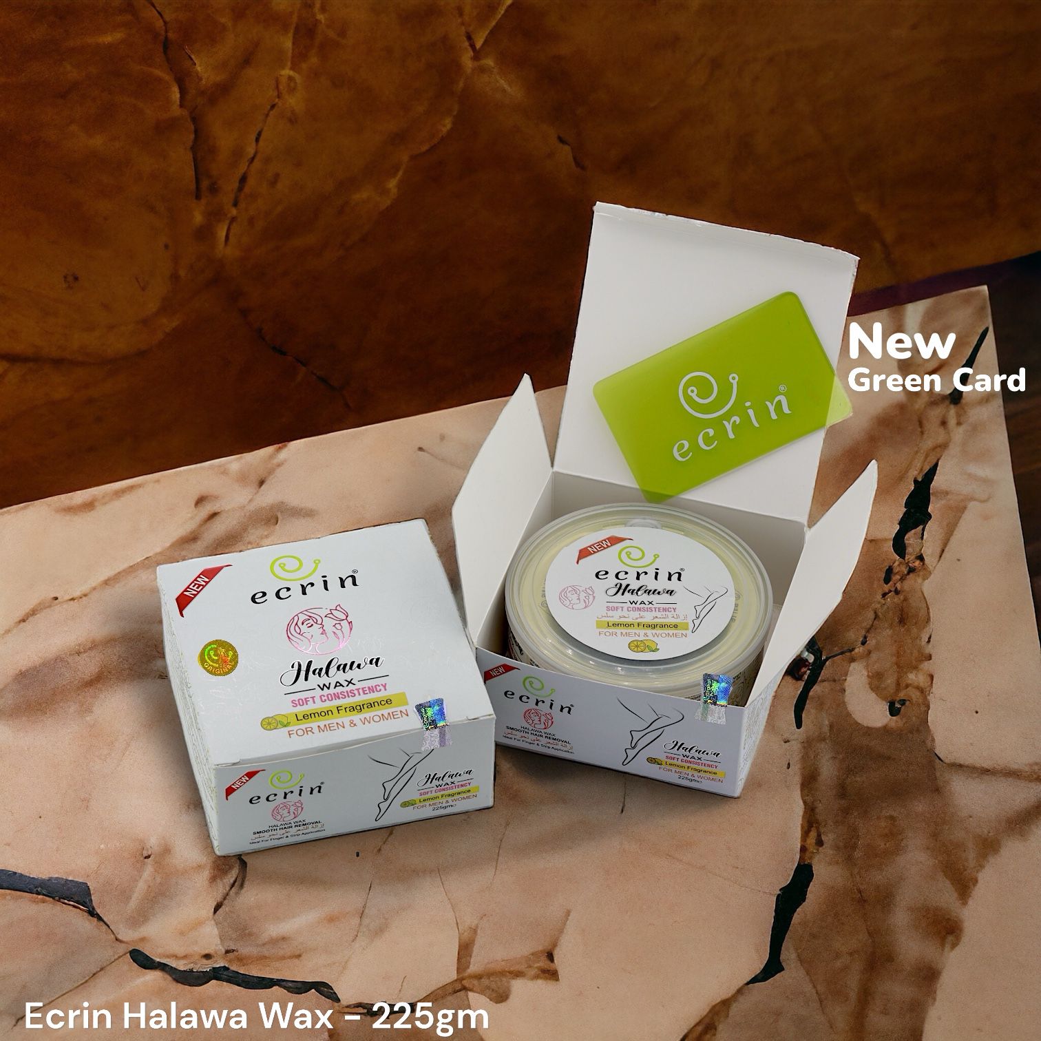 ECRINCOSMETICS Ecrin Organic Halawa Wax - 100% Lemon & Sugar Base 225g – image 3