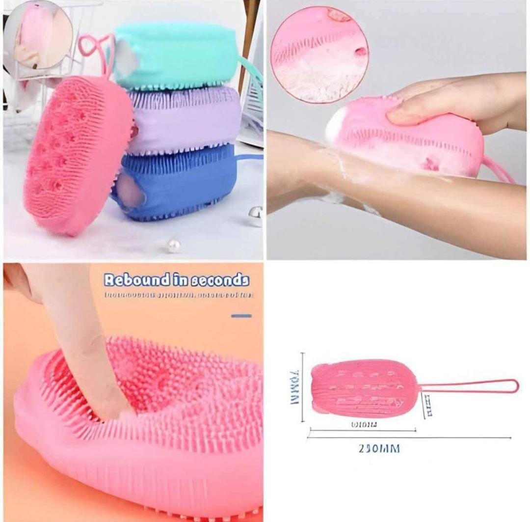 silicone soap bath massage / Bath Body Brush High Quality Silicon Bath Brush