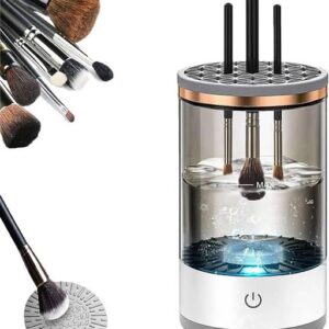 3 In 1 Electric Makeup Brush Cleaner Makeup Brushes Drying Rack Brush Holder