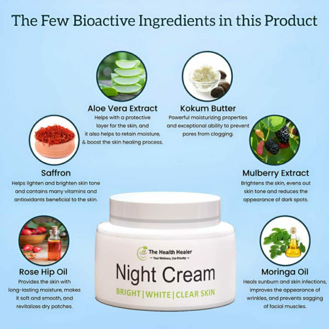 Whitening & Anti Aging Night Cream – image 2