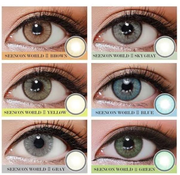 Eyes Color Lenses – Eye Lenses For Girls & Boys ( Grey – Blue – Green