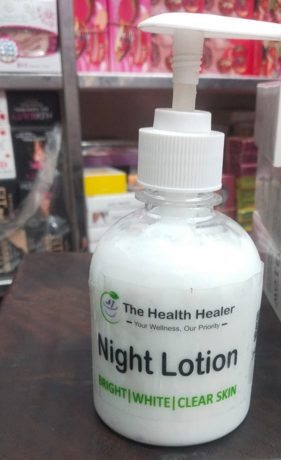 The Health Healer Night Lotion BRIGHT WHITE CLEAR SKIN (240ml) – image 3