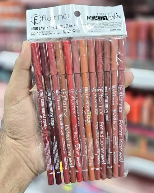 Flormar lip pencils shades of nude Color Multicolor Package Includes 6 x Lip – image 3