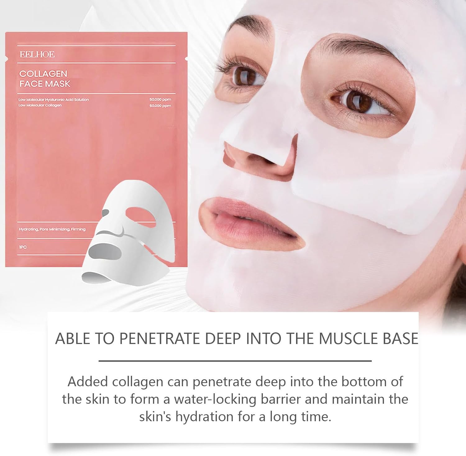 01 Pc Bio-Collagen Real Deep Mask – Hydrating Over Night – image 2