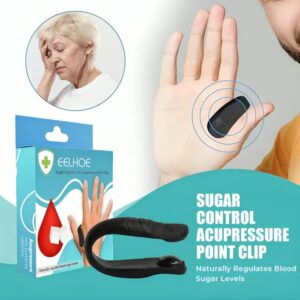 1 Pc Sugar Control LI4 Acupressure Point Clip Wearable – Headache Relief, Supporting