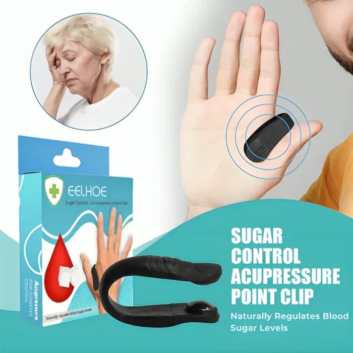 1 Pc Sugar Control LI4 Acupressure Point Clip Wearable – Headache Relief, Supporting
