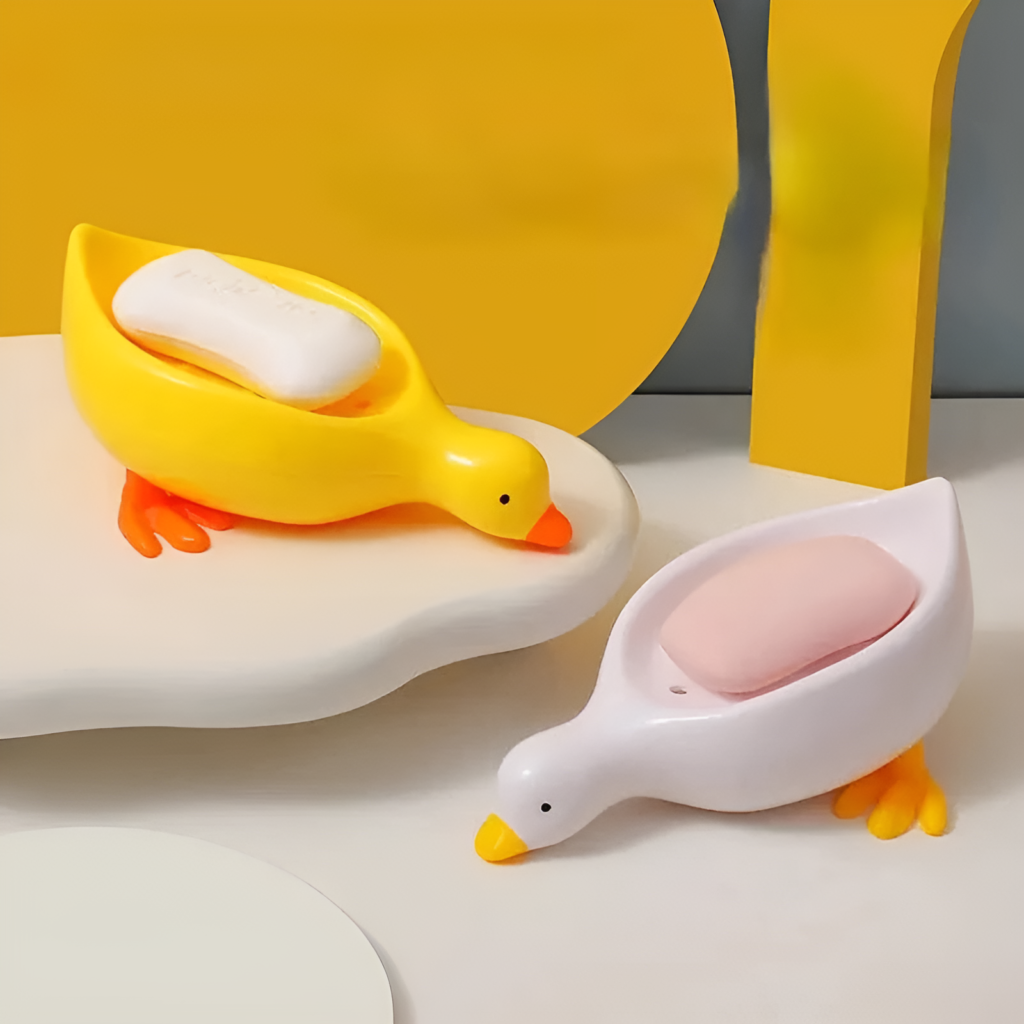 1 Pc Duck Soap Holder – Cute Soap Drying Rack