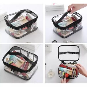 Clear Travel Makeup Bag – Waterproof – Portable