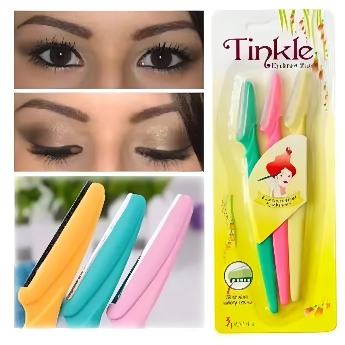Tinker Eyebrow and Face Razor Set