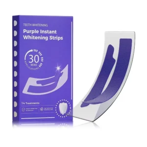 Purple Teeth Whitening Strips for Sensitive Colour Corrector for White Teeth