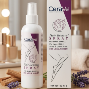 Purple CeraVe Hair Removal Spray