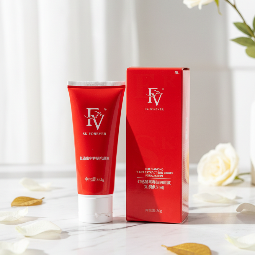 BL SK Forever FV Red Diamond Plant Extract Sun Liquid Foundation(30gram)