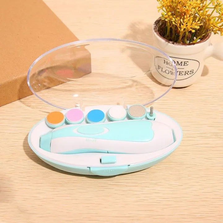 Baby electric nail clipper nail cutter manicure & Pedicure 0m+ – image 3