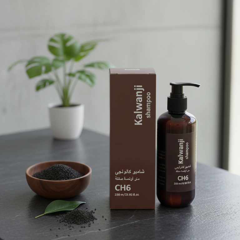 Organic Kalwanji Shampoo CH6 Herbal Black Seed Hair Cleanser Providing Natural