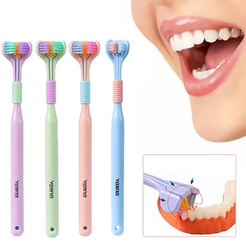 Three-Sided Soft Hair Toothbrush – image 3