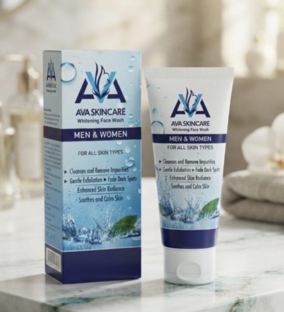 AVA Skincare Whitening Face Wash 100ml Gentle Daily Cleanser Brightening