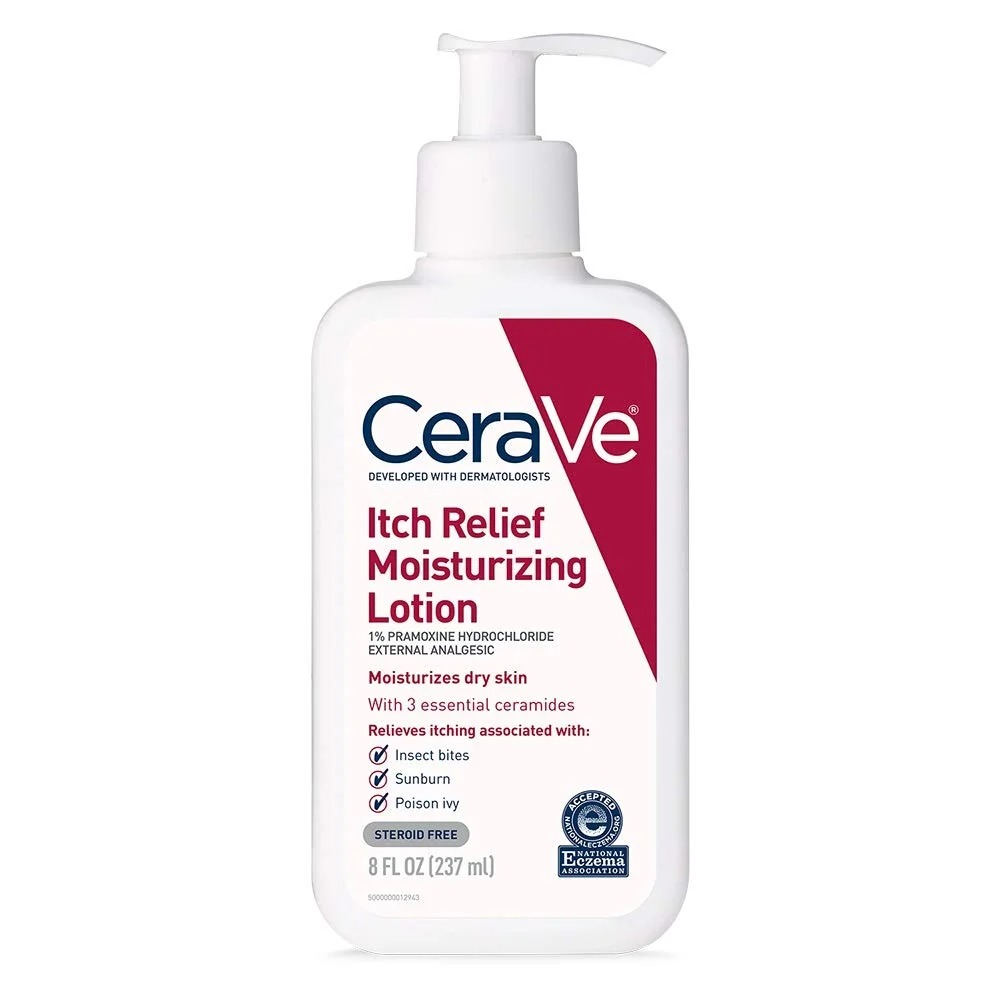 CeraVe Itch Relief Moisturizing Lotion – 1% Pramoxine Hydrochloride