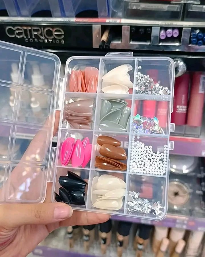 96 Pcs Artificial Nails With Beads – image 2