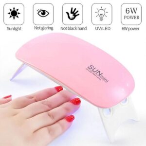 Mini Uv Led Nail Lamp Portable Gel Curing Lamp Pocket Size Compact Mini Nail