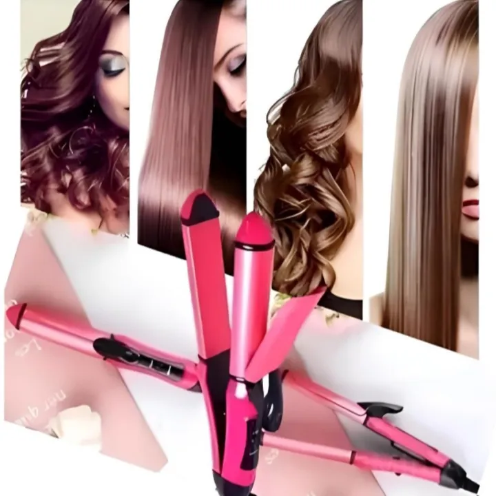 Nova 2-in-1 Hair Straightener and Curler – image 3