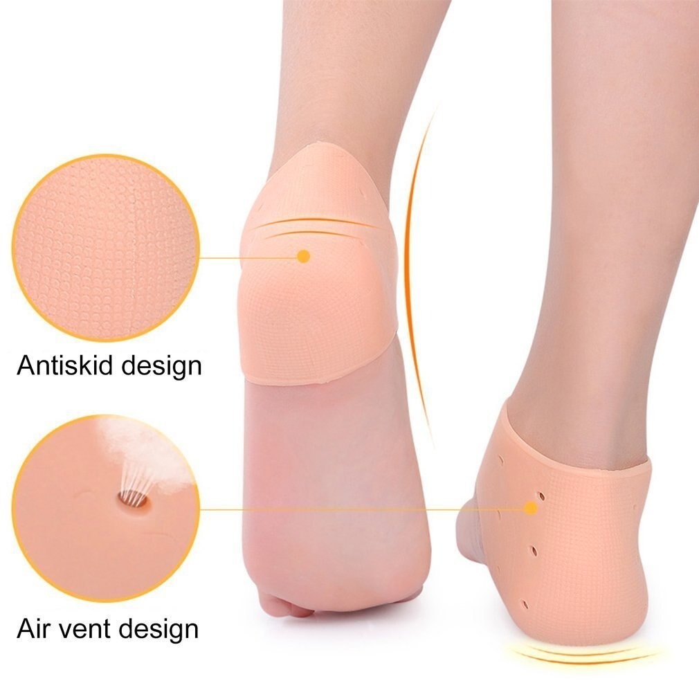 Half Heel Pain Anti-Crack Silicone Set – Unisex Anti-Crack Pain Relief – image 3