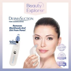 Derma Suction Pore Cleaning Device With Powerful Vacuum Action Gently Removes