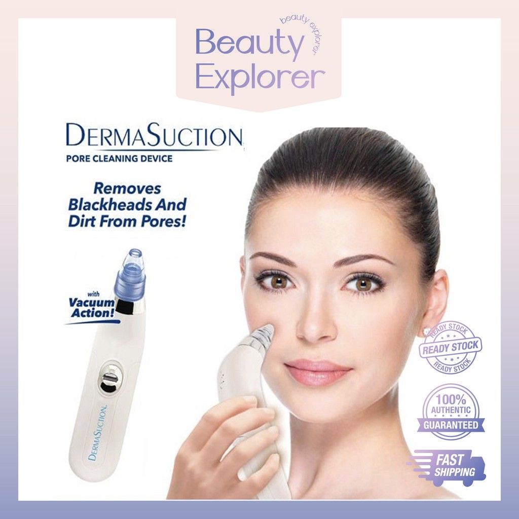 Derma Suction Pore Cleaning Device With Powerful Vacuum Action Gently Removes