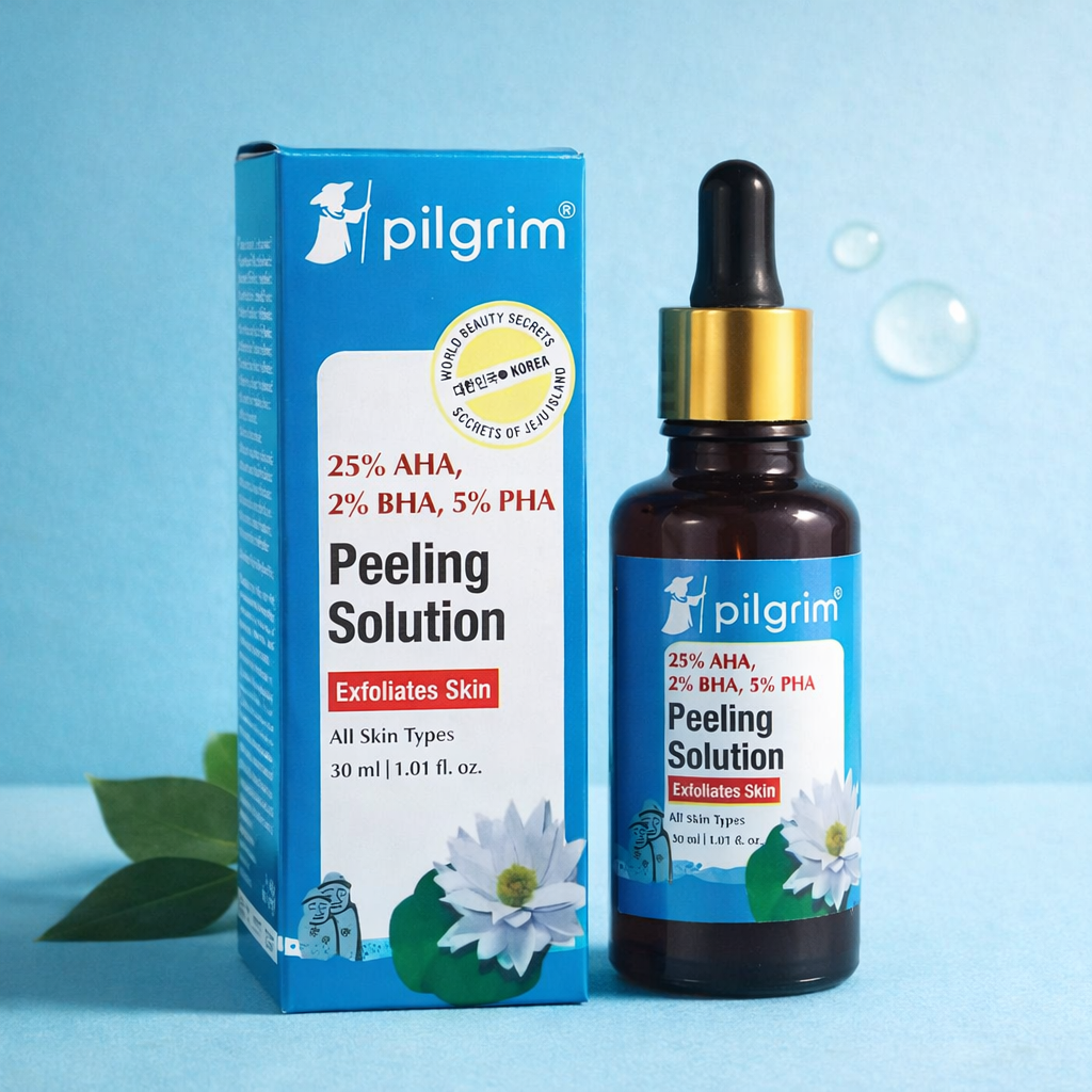 Pilgrim 25% AHA – 2% BHA – 5% PHA Peeling Solution