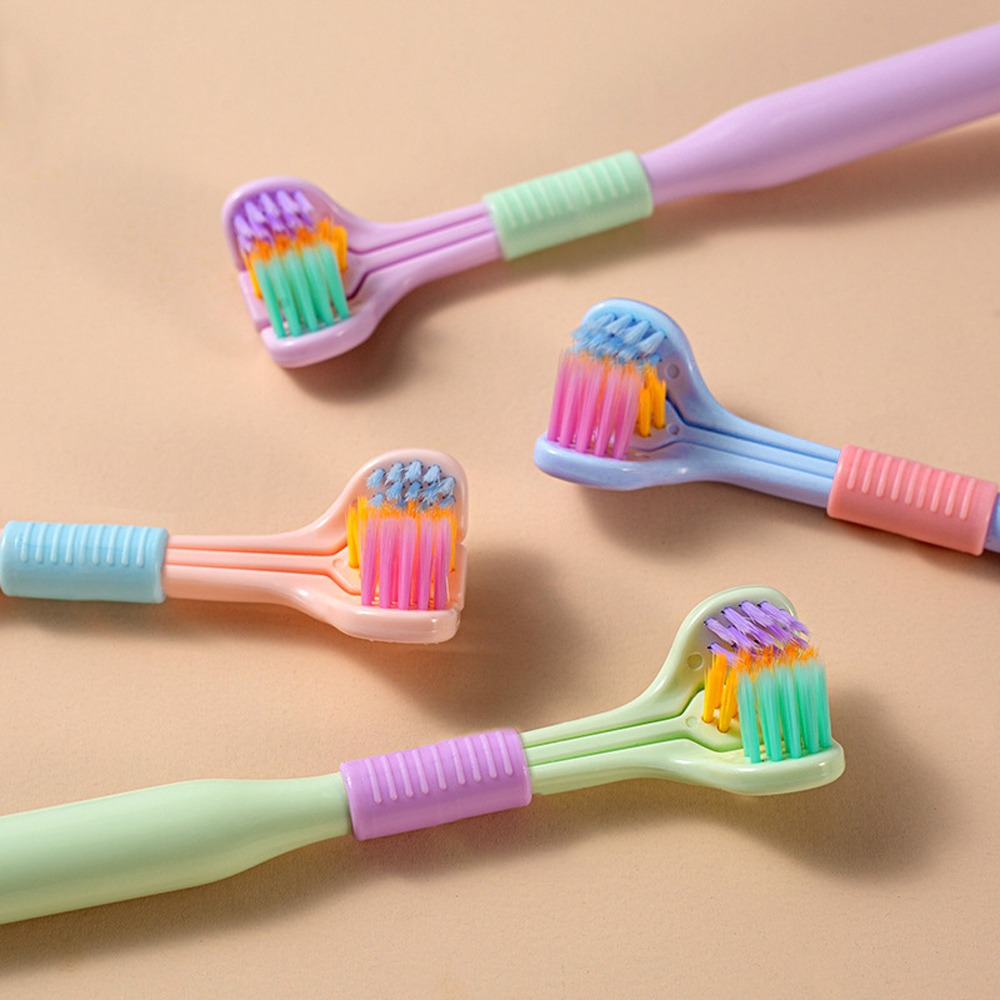 Three-Sided Soft Hair Toothbrush – image 2