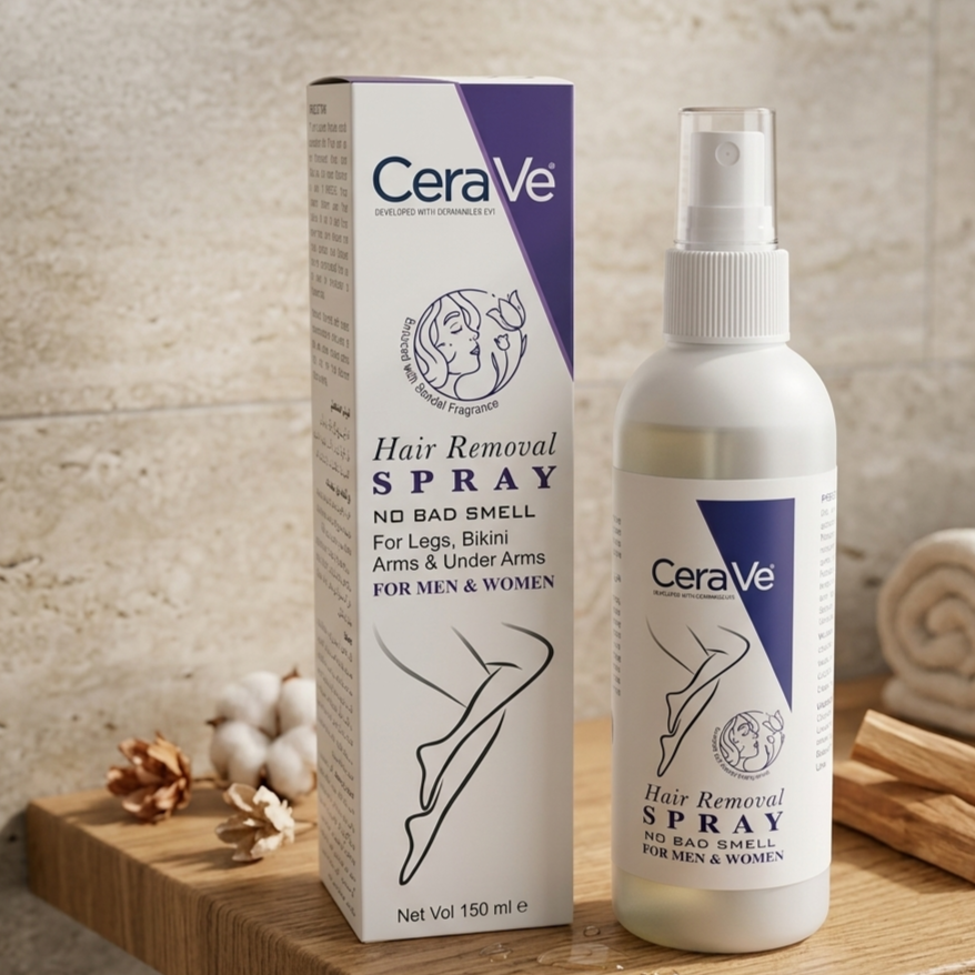 Blue CeraVe Hair Removal Spray – image 3