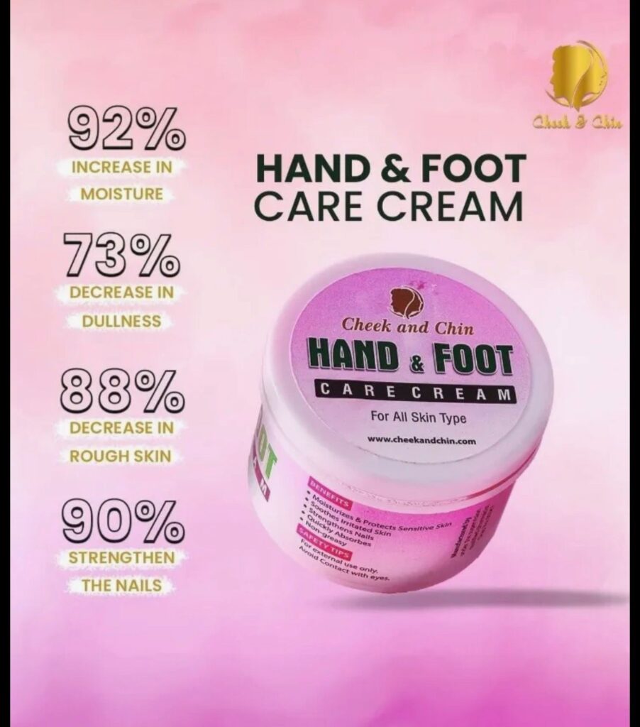 Cheek & Chin Hand & Foot Care Cream Moisturizing Repair Cream For Dry & Rough