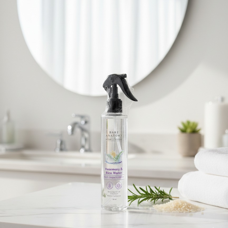 Bare Anatomy Rosemary & Rice Water Hair Growth Spray – 200ml