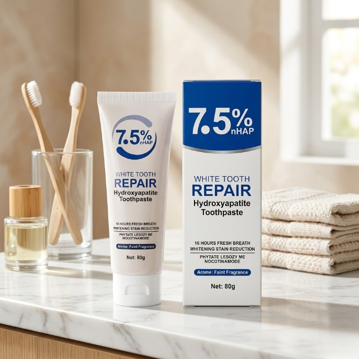 7.5% nHAP White Tooth Repair Toothpaste