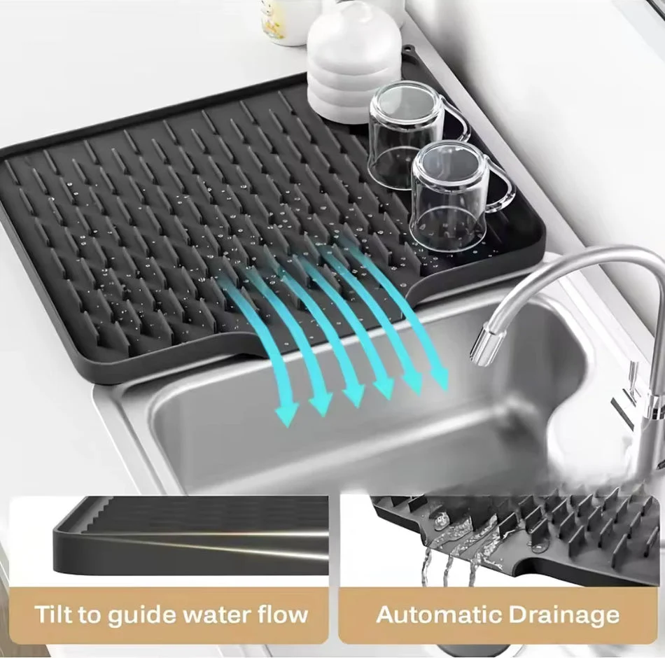 Big Size Silicon Drain Mat – image 2