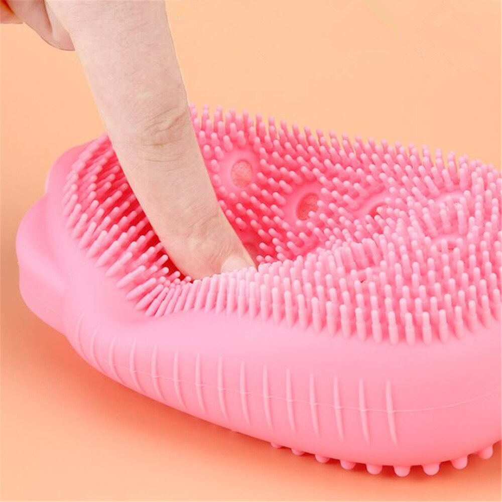 silicone soap bath massage / Bath Body Brush High Quality Silicon Bath Brush – image 3