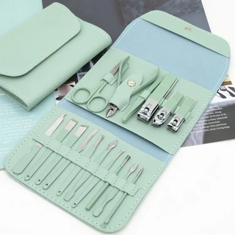 16-in-1 Stainless Steel Nail Care Kit
