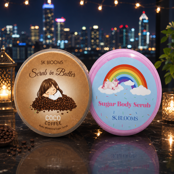 SK BLOOMS Body Scrub Set Coco Coffee And Sugar Body Scrub With Natural – image 2
