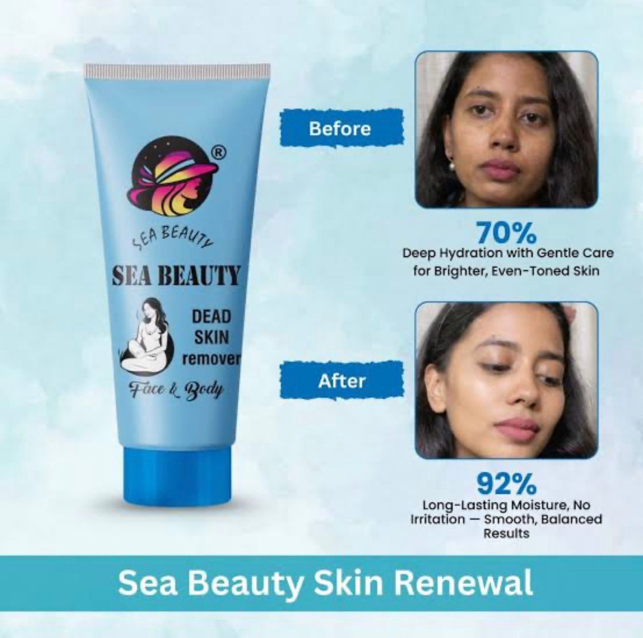 Sea Beauty Dead Skin Remover for Face & Body – image 2