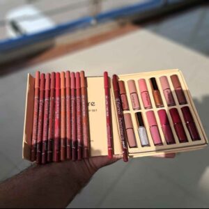 2 In 1 Lip Bundle Flormar Pencils And Mocallure Lipgloss