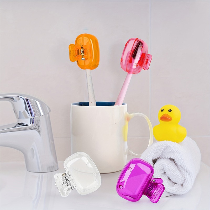 Pack of 10 – Toothbrush Storage Cases in Random Colors – image 3