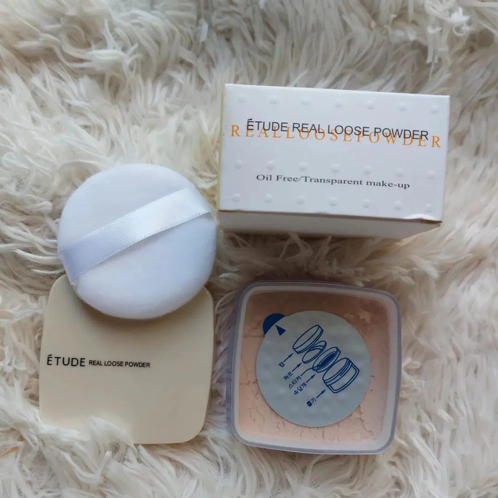 Etude Real Loose Powder – Oil Control & Smooth Matte Finish