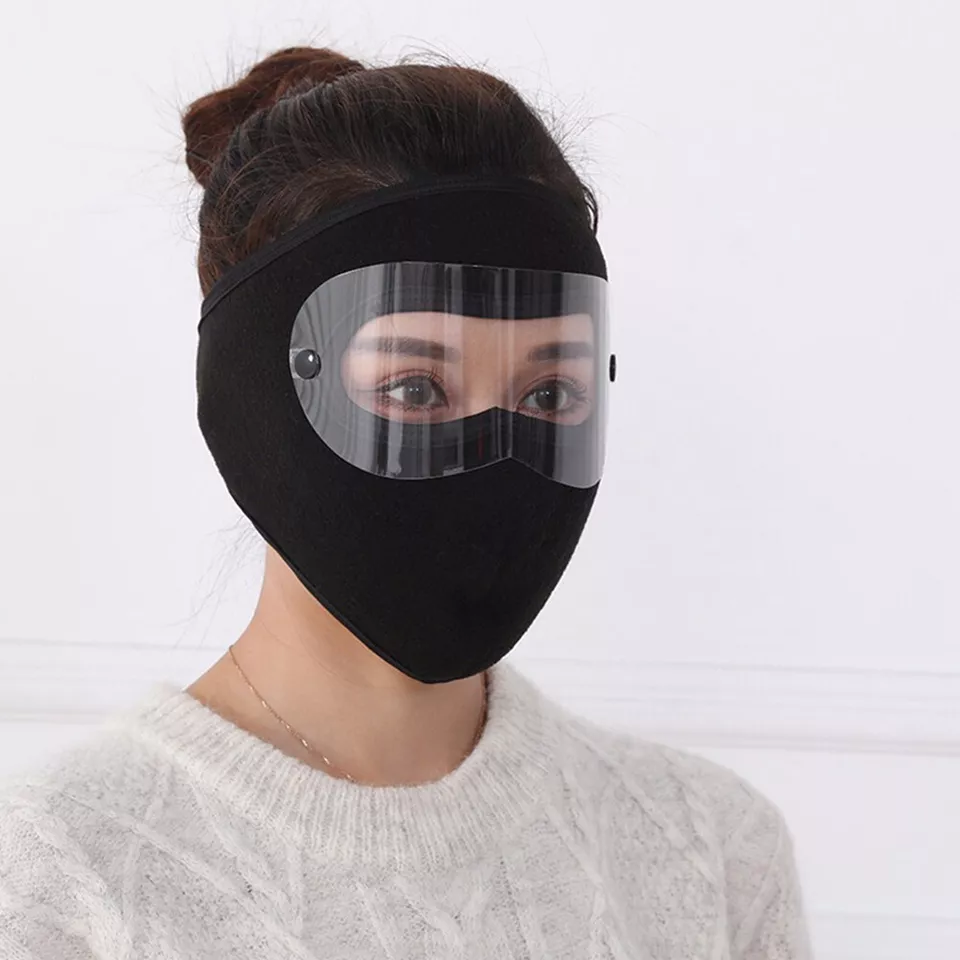 Windproof Anti Dust Full Face Masks Cycling Ski Breathable Masks Eye HD Anti